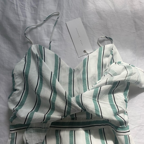 LULUS/Lush front tie midi dress- NEW WITH TAGS - Picture 4 of 5